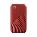 Obrázek k produktu: WD SSD My Passport SSD 500GB, červená