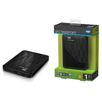 Přenosný pevný disk WESTERN DIGITAL My Passport 1TB, černý (black)