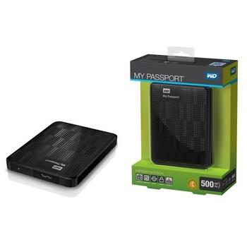 Přenosný pevný disk WESTERN DIGITAL My Passport 320GB, černý (black)