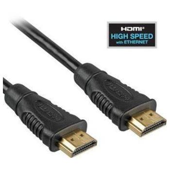  OEM  HDMI High Speed + Ethernet kabel 1m, zlacený
