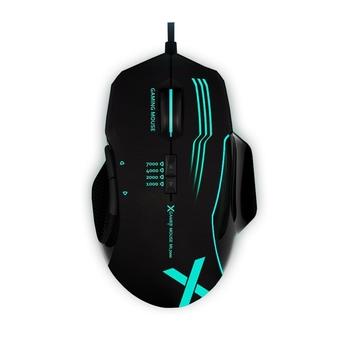 Herní myš X-Gamer ML7000 + podložka pod myš, černá (black)