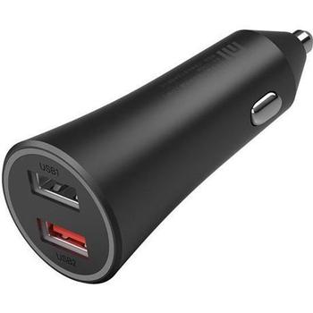 Napájecí adaptér XIAOMI Mi 37W Dual-Port Car Charger, černý (black)