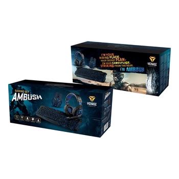 Sada bezdrátové klávesnice a myši YENKEE AMBUSH GAMING SET