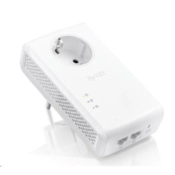 Zyxel PLA5456 Twin Pack (2 ks) Pass-thru Powerline Gigabit Adapter, až 1800 Mb/s, 2x gigabit RJ45 po