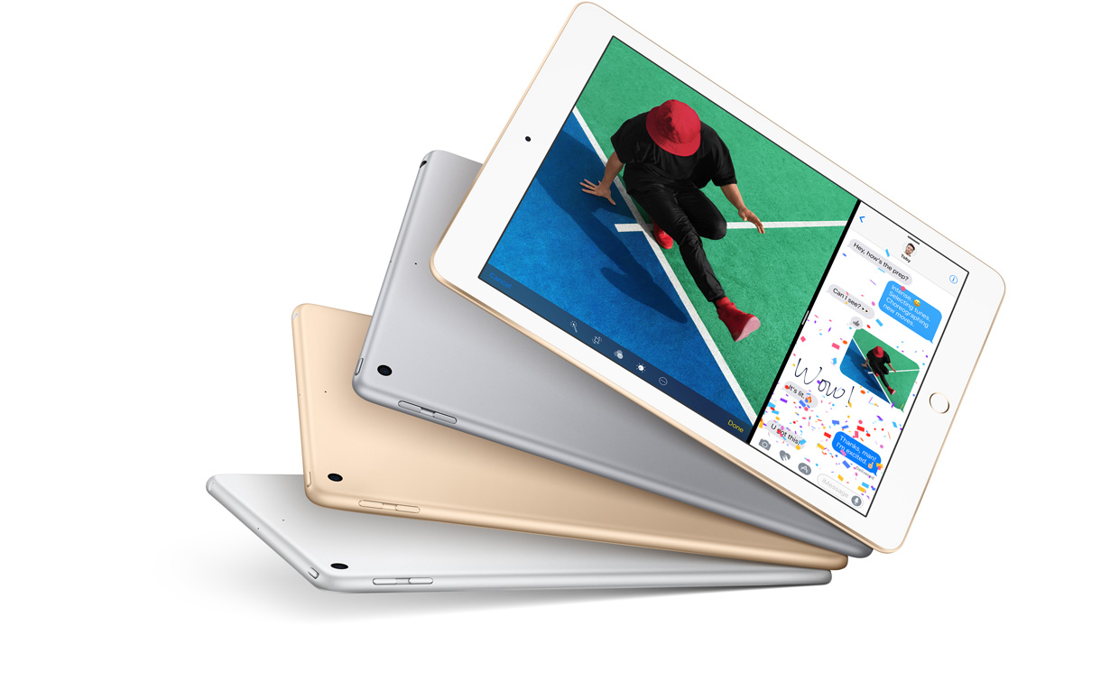 Tablet APPLE iPad 128GB WiFi Cellular 2017 zlatý gold
