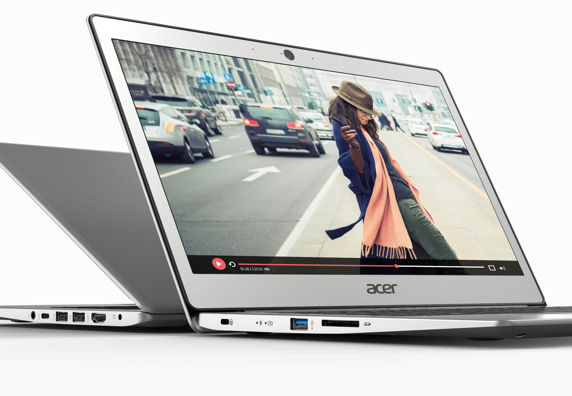 Notebook ACER Swift 1 SF11331P56D stříbný silver