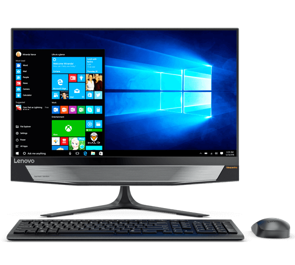 All In One PC LENOVO AIO 72024IKB černostříbrný blacksilver