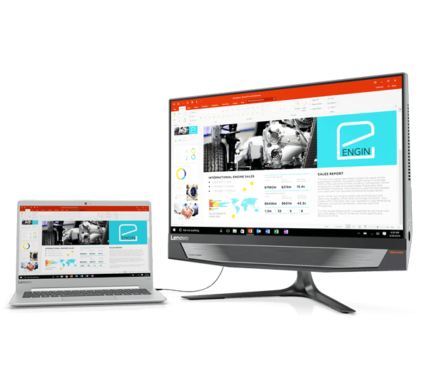 All In One PC LENOVO AIO 72024IKB černostříbrný blacksilver