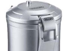 Dóza na zrnkovou kávu DELONGHI DECC 500 stříbrná silver