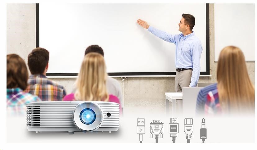 Projektor OPTOMA WU336 bílý white