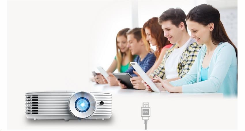 Projektor OPTOMA WU336 bílý white