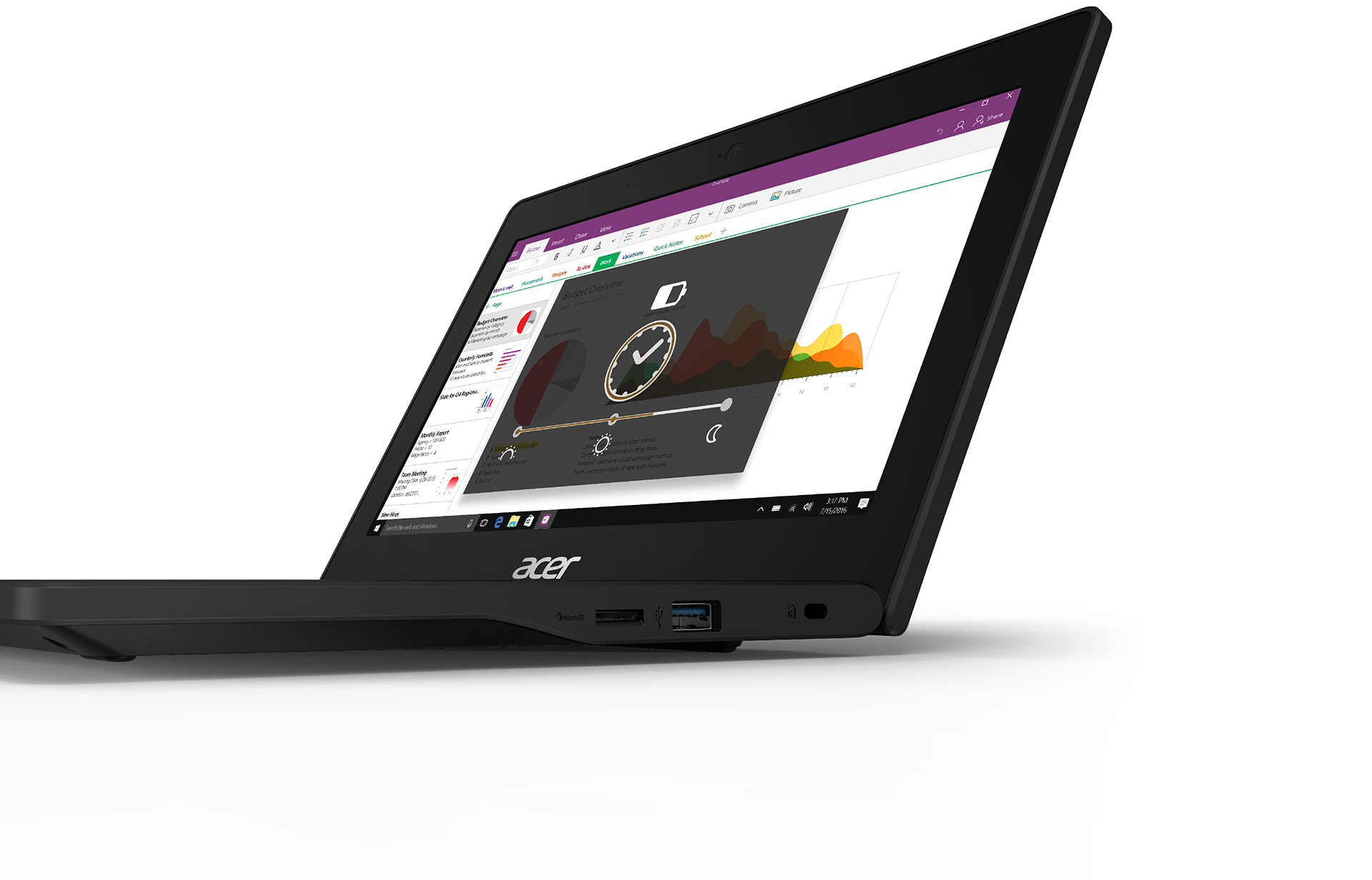 Notebook ACER Chromebook 11 CB3131C7W4 modrý blue