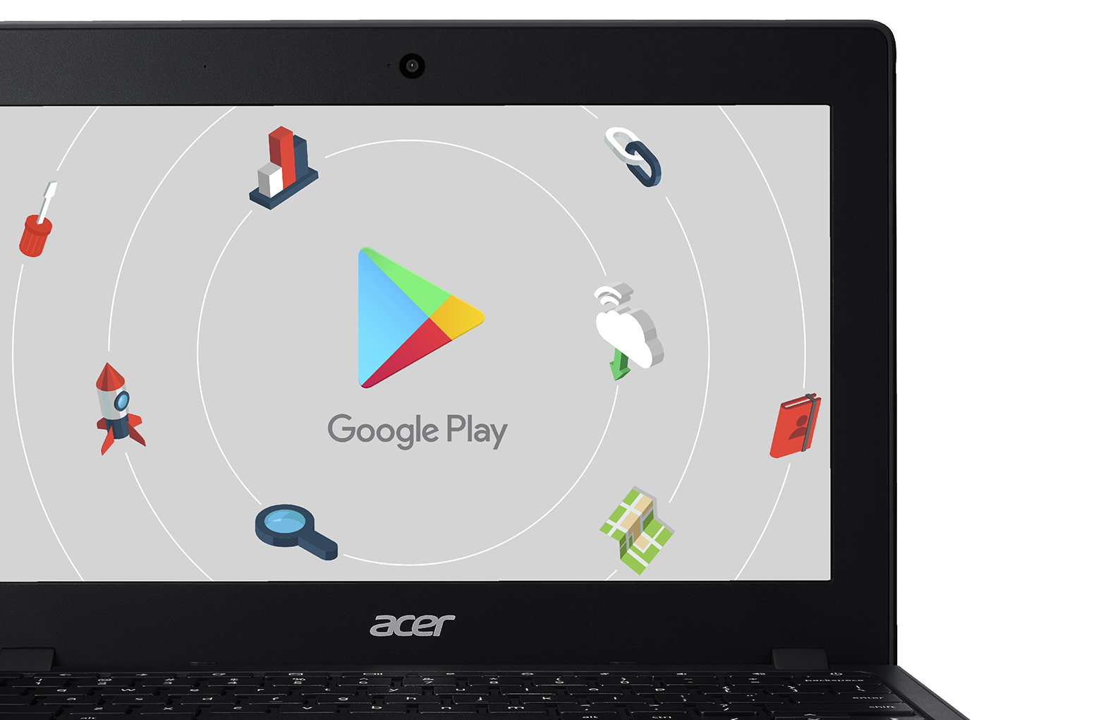 Notebook ACER Chromebook 11 CB3131C7W4 modrý blue