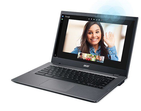 Notebook ACER Chromebook 14 for Work CP547137MD šedý gray