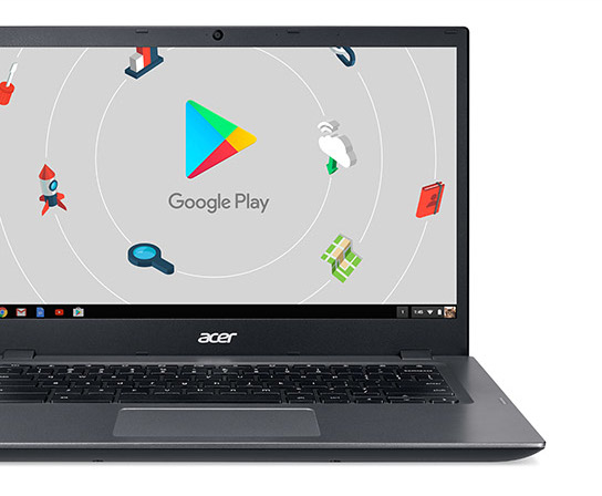 Notebook ACER Chromebook 14 for Work CP547137MD šedý gray