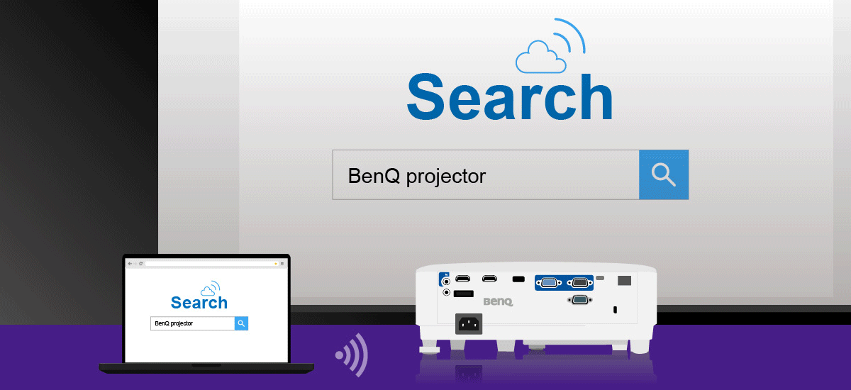 DLP projektor BENQ MH733 bílý white
