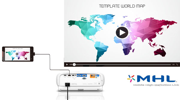 DLP projektor BENQ MU641 bílý white