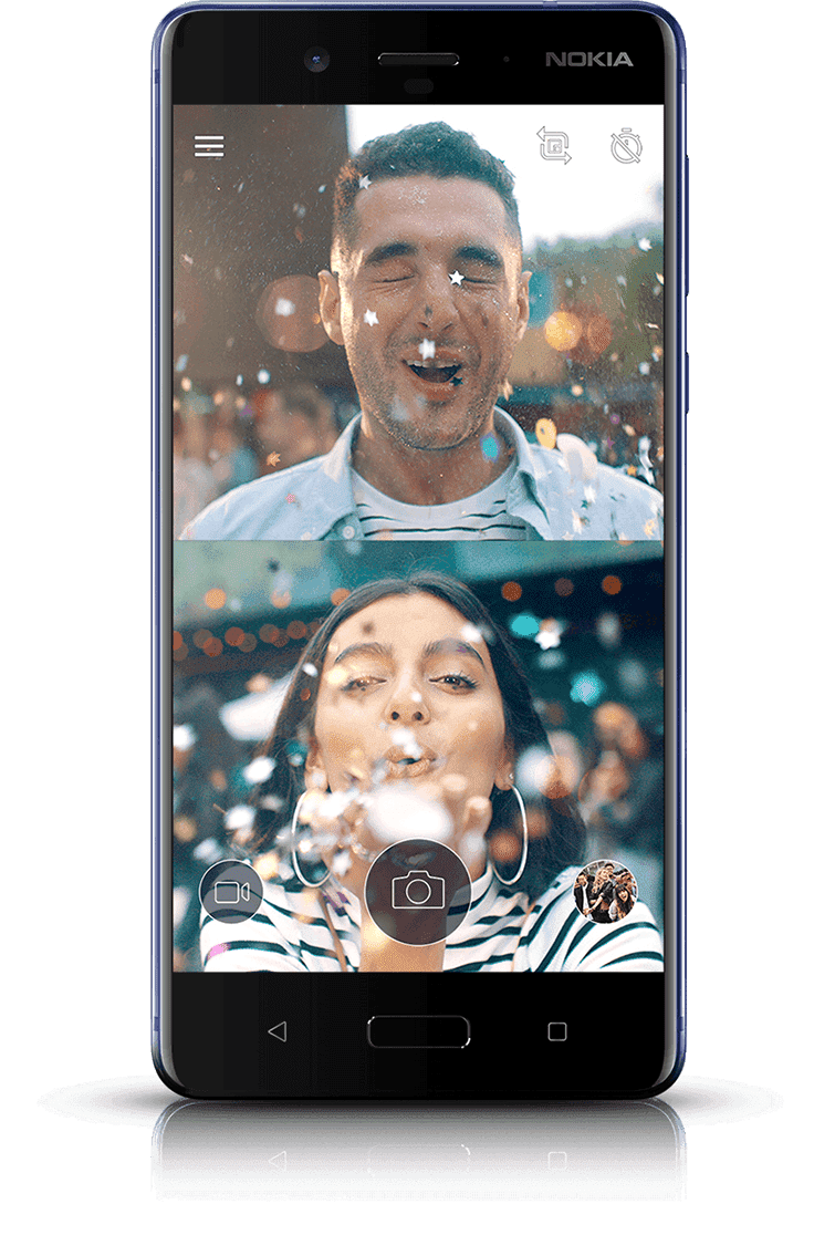 Mobilní telefon NOKIA 8 Single SIM modrá blue