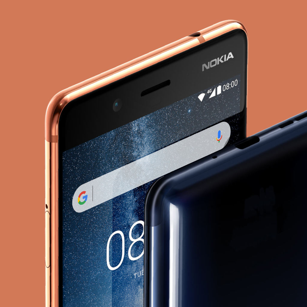 Mobilní telefon NOKIA 8 Single SIM modrá blue