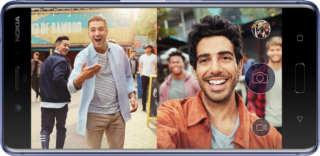 Mobilní telefon NOKIA 8 Single SIM modrá blue