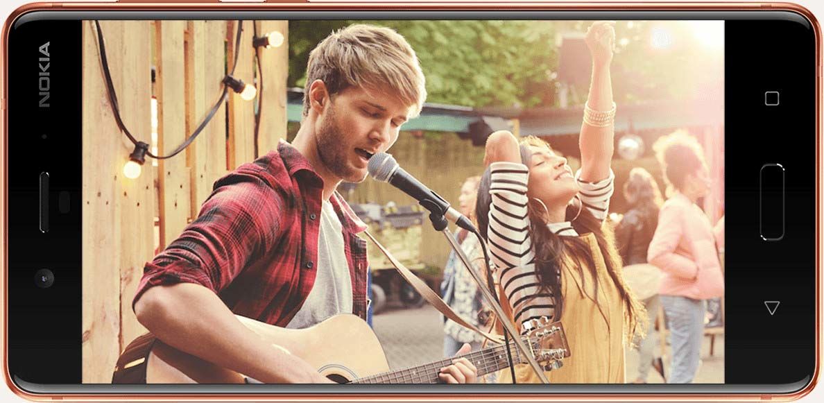 Mobilní telefon NOKIA 8 Single SIM modrá blue