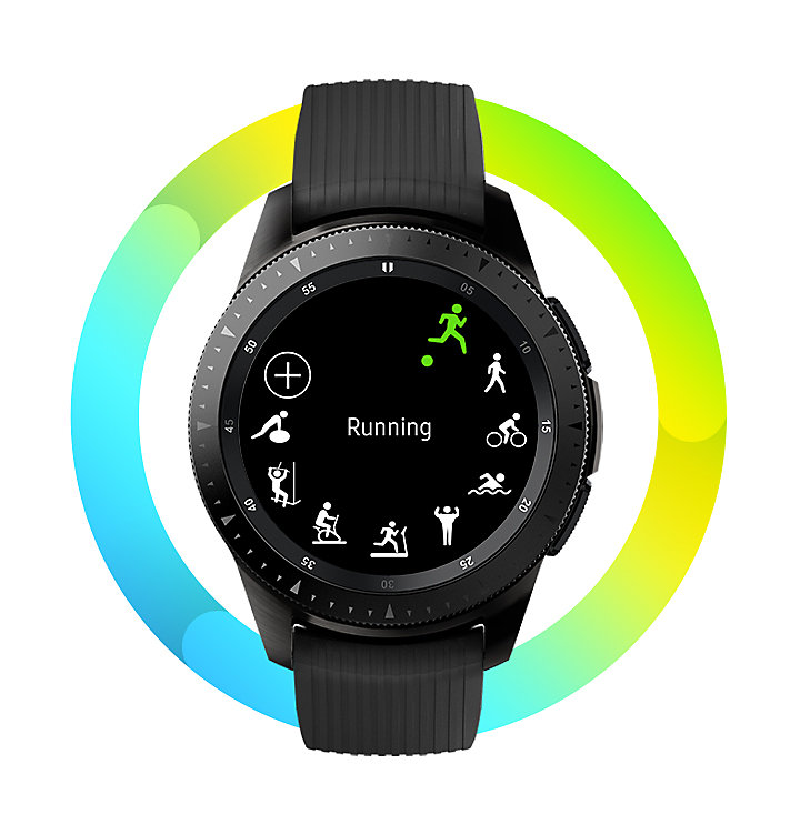 Chytré hodinky SAMSUNG Galaxy Watch R810 42 mm černý black
