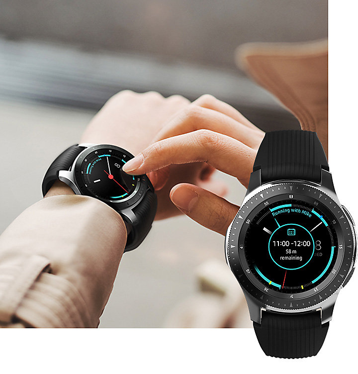 Chytré hodinky SAMSUNG Galaxy Watch R810 42 mm černý black
