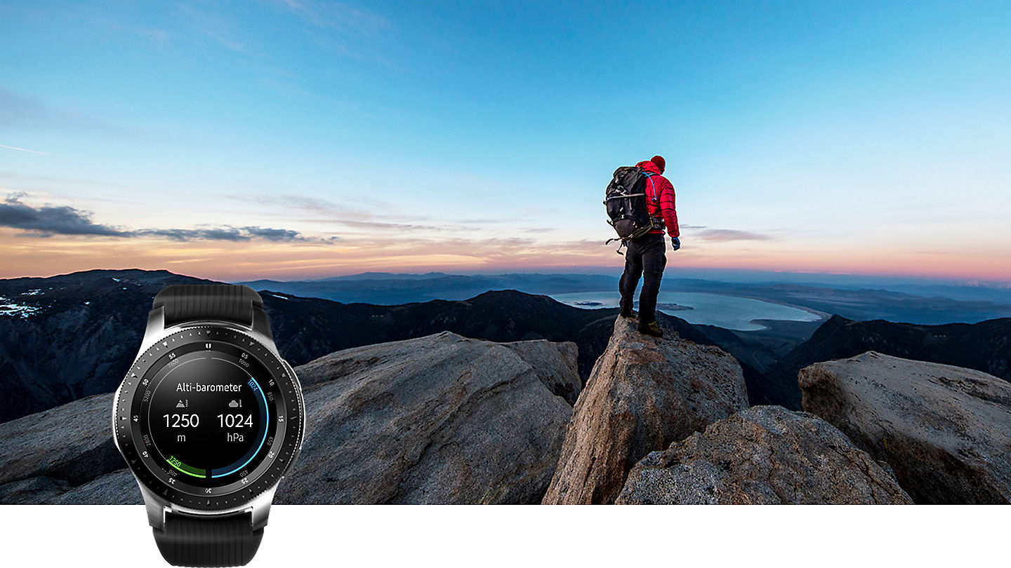 Chytré hodinky SAMSUNG Galaxy Watch R810 42 mm černý black