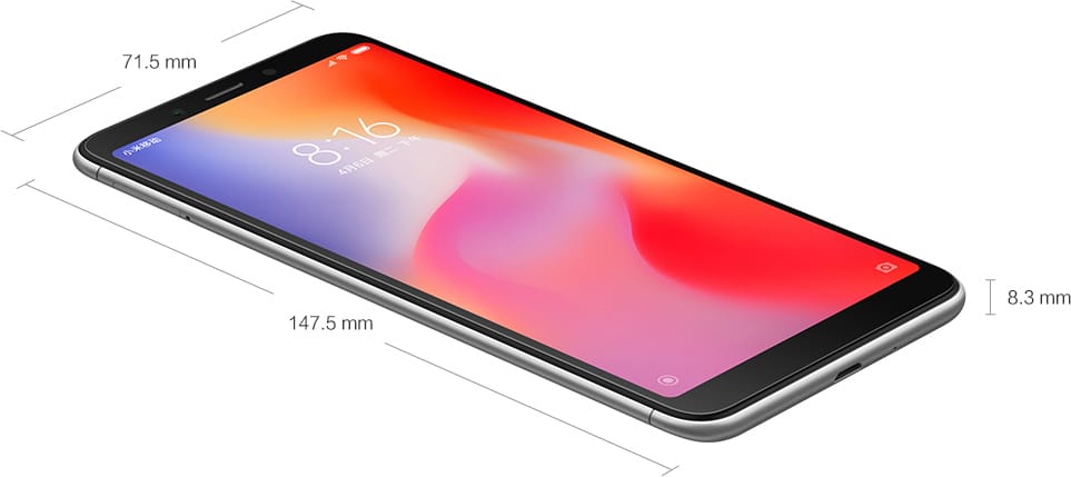 Mobilní telefon XIAOMI Redmi 6 3GB32GB zlatý gold