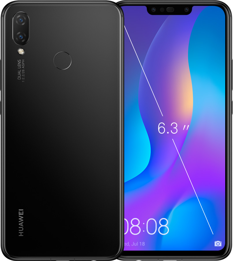 Mobilní telefon HUAWEI Nova 3i černý black