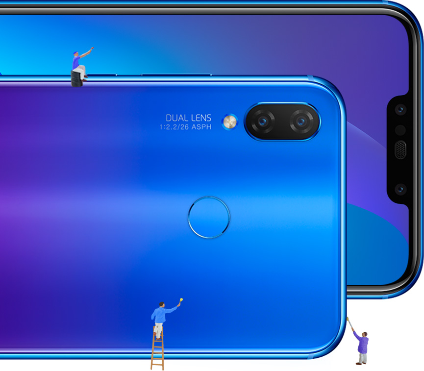 Mobilní telefon HUAWEI Nova 3i černý black