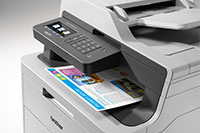 Tiskárna BROTHER DCPL3550CDW bílá white