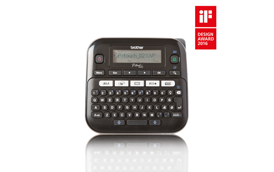 Tiskárna na štítky BROTHER PTD210VP černá black