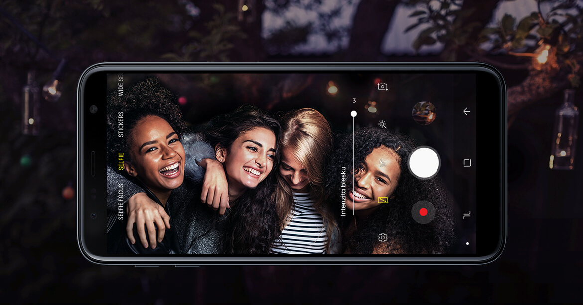 Mobilní telefon SAMSUNG Galaxy J6+ SMJ610 černý black