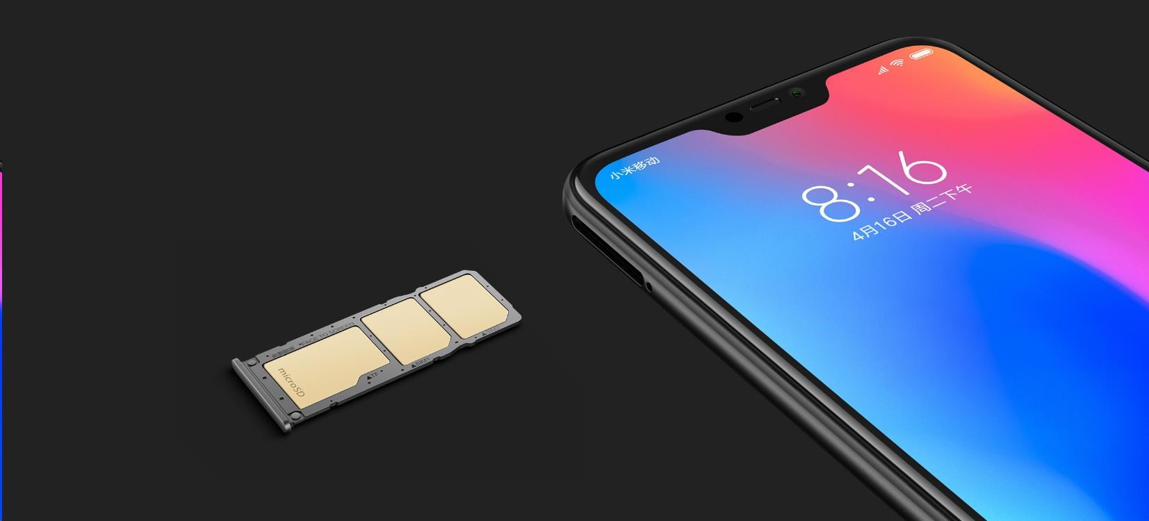 Mobilní telefon XIAOMI Redmi Note 6 Pro 32GB černý black