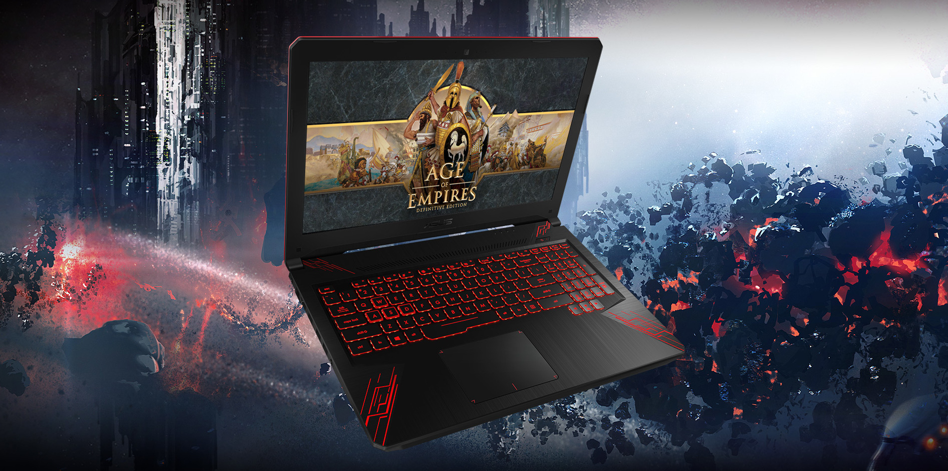 Herní notebook ASUS FX504GEDM122T černý black