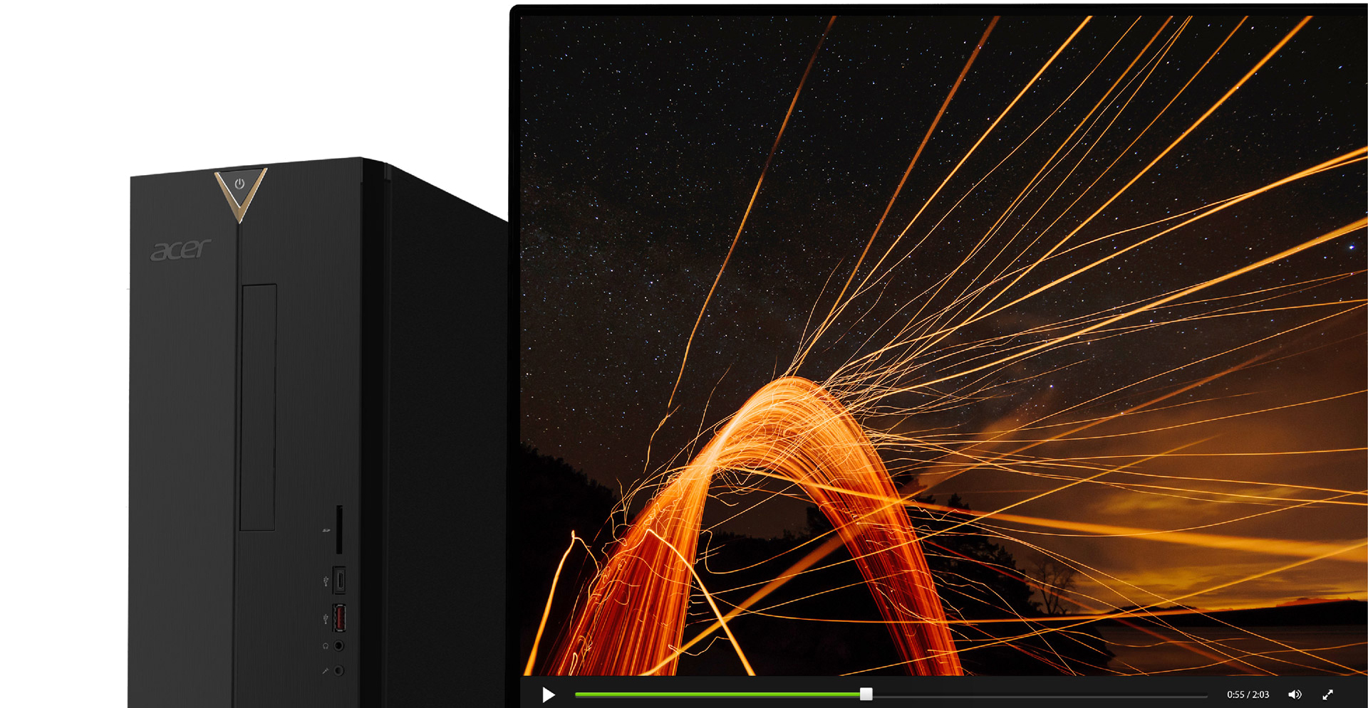Počítač ACER Aspire TC885 černá black