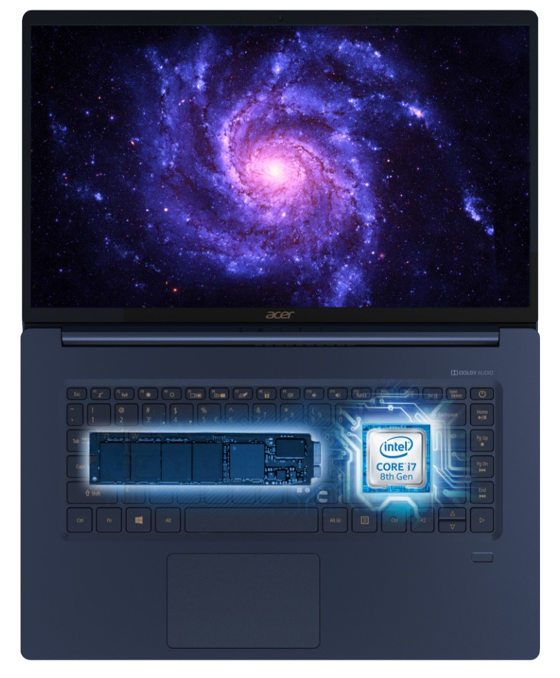 Notebook ACER Swift 5 Pro SF51453T76M8 modrá blue