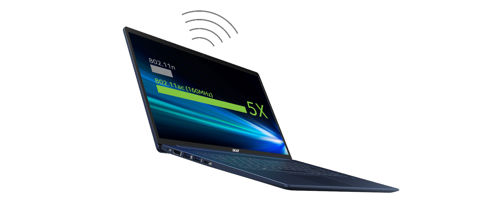 Notebook ACER Swift 5 Pro SF51453T76M8 modrá blue