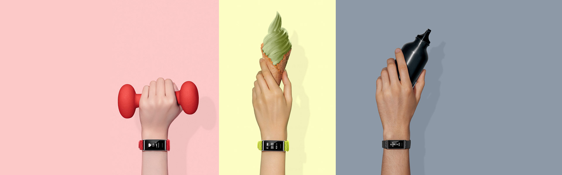 Fitness náramek HUAWEI ColorBand A2 Red červený red