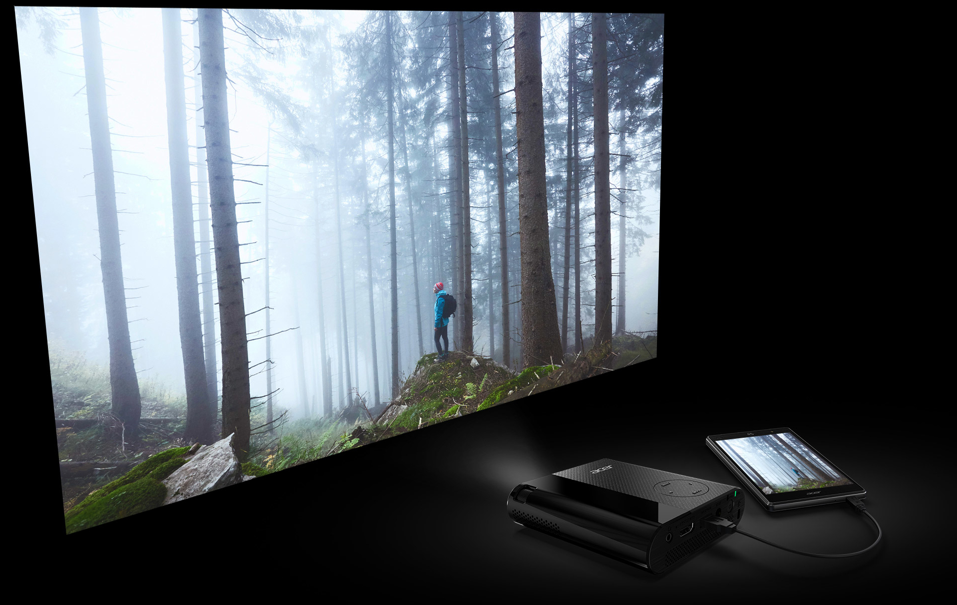 Projektor ACER DLP C200 černý black