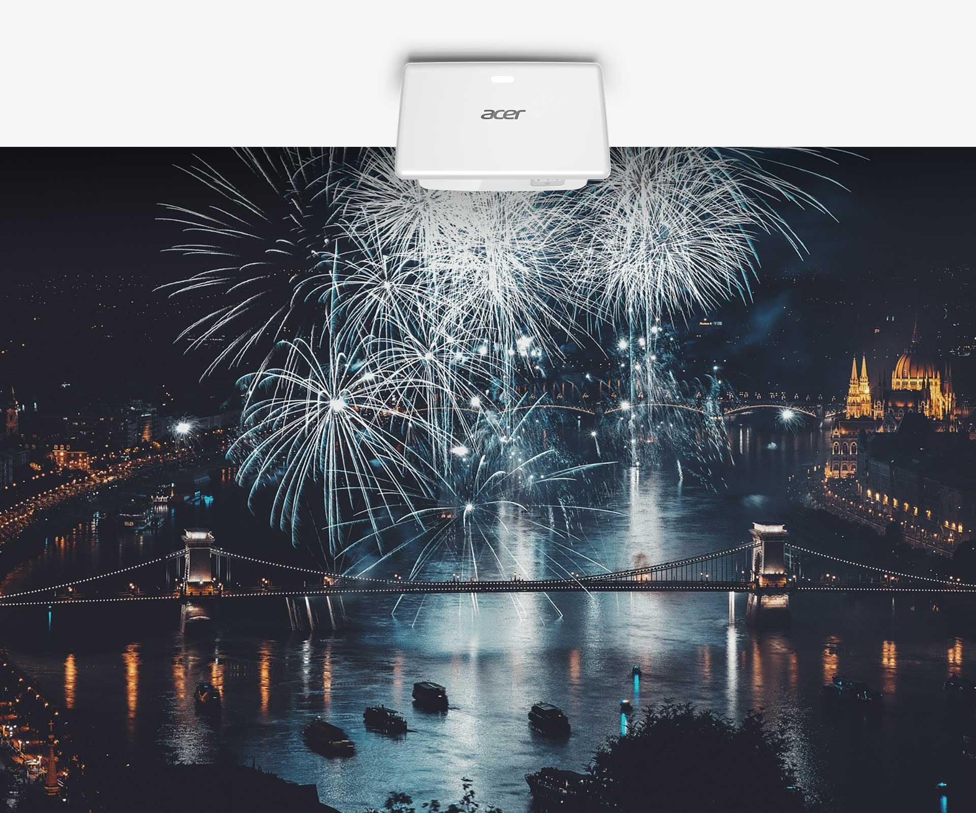 Projektor ACER DLP UL2510 UltraShortThrow bílý white