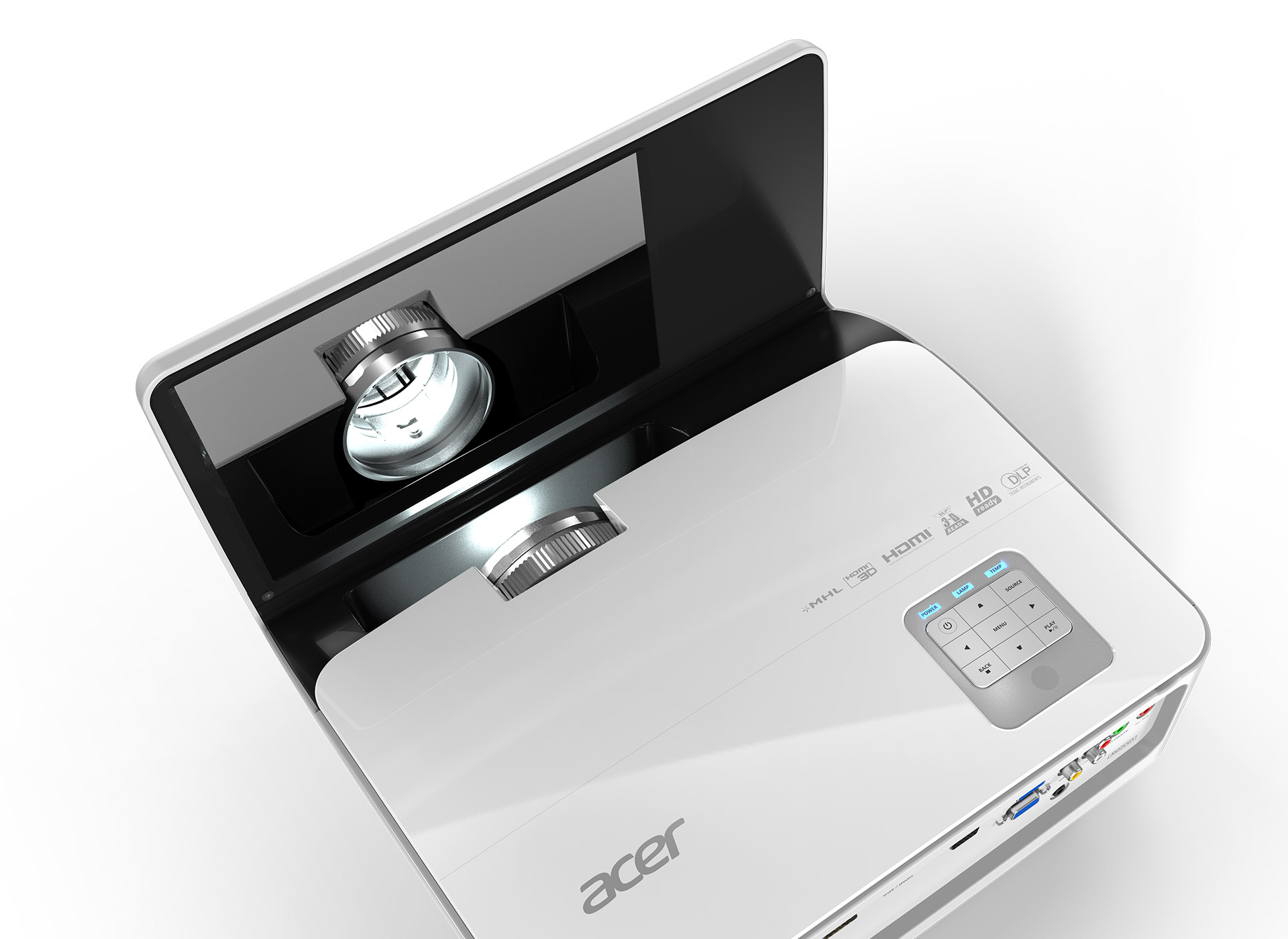 Projektor ACER DLP UL2510 UltraShortThrow bílý white
