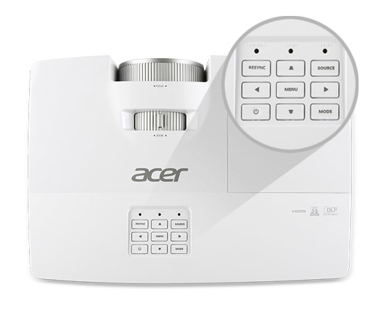 Projektor ACER DLP X1323WH černý black