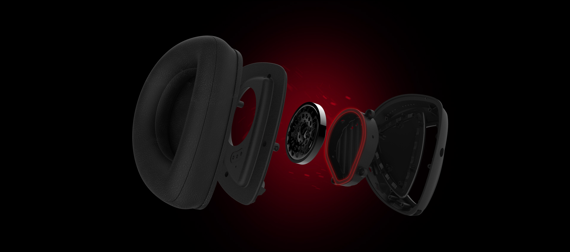 Drátová sluchátka s mikrofonem ASUS ROG DELTA CORE černástříbrná blacksilver