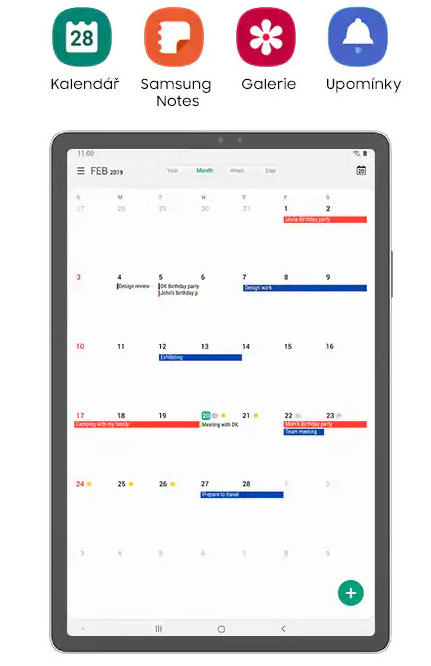 Tablet SAMSUNG Galaxy Tab S5e 105 SMT720 stříbrný silver