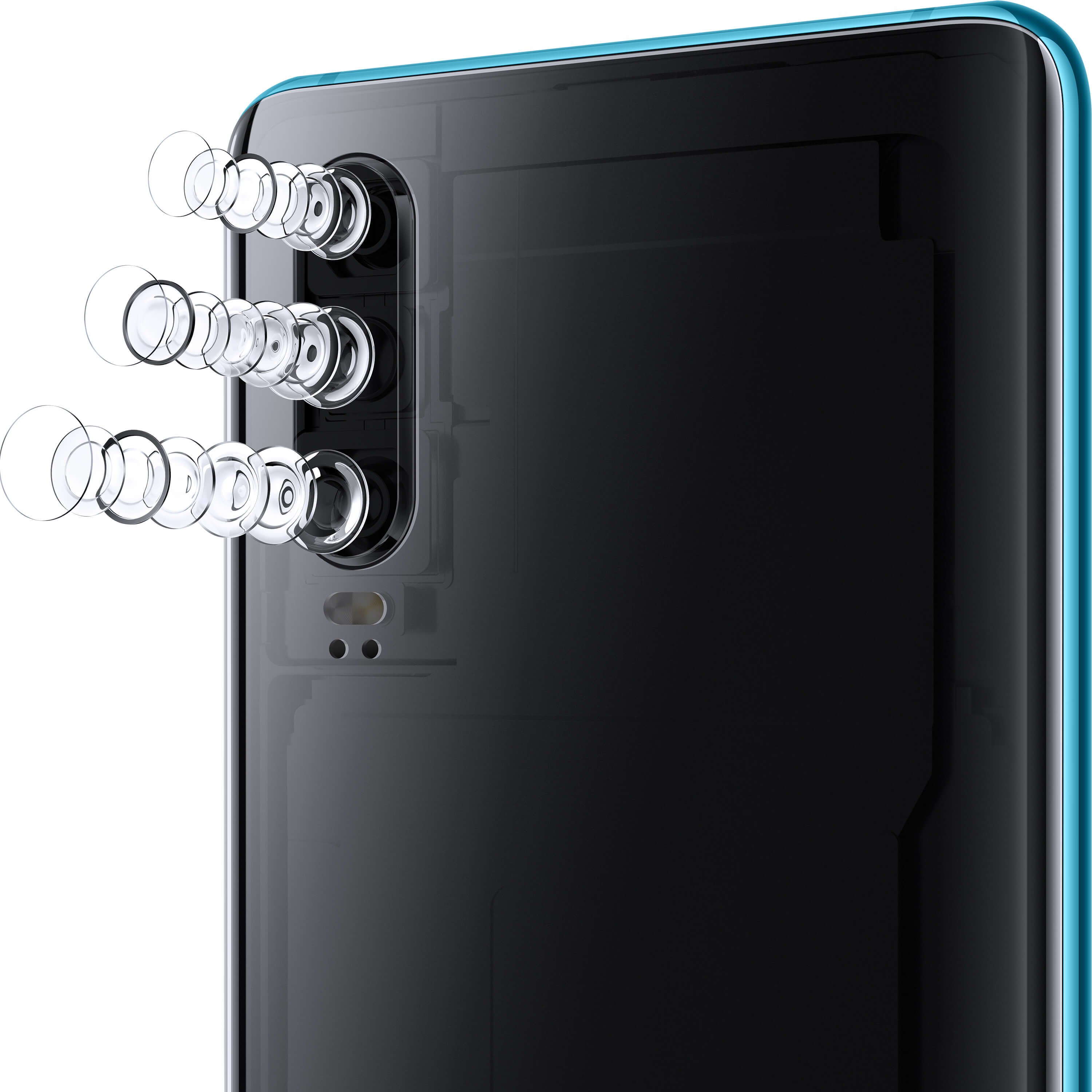 Mobilní telefon HUAWEI P30 Dual Sim Gradientní bílá bílý white