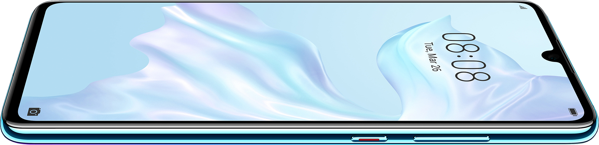 Mobilní telefon HUAWEI P30 Dual Sim Gradientní bílá bílý white