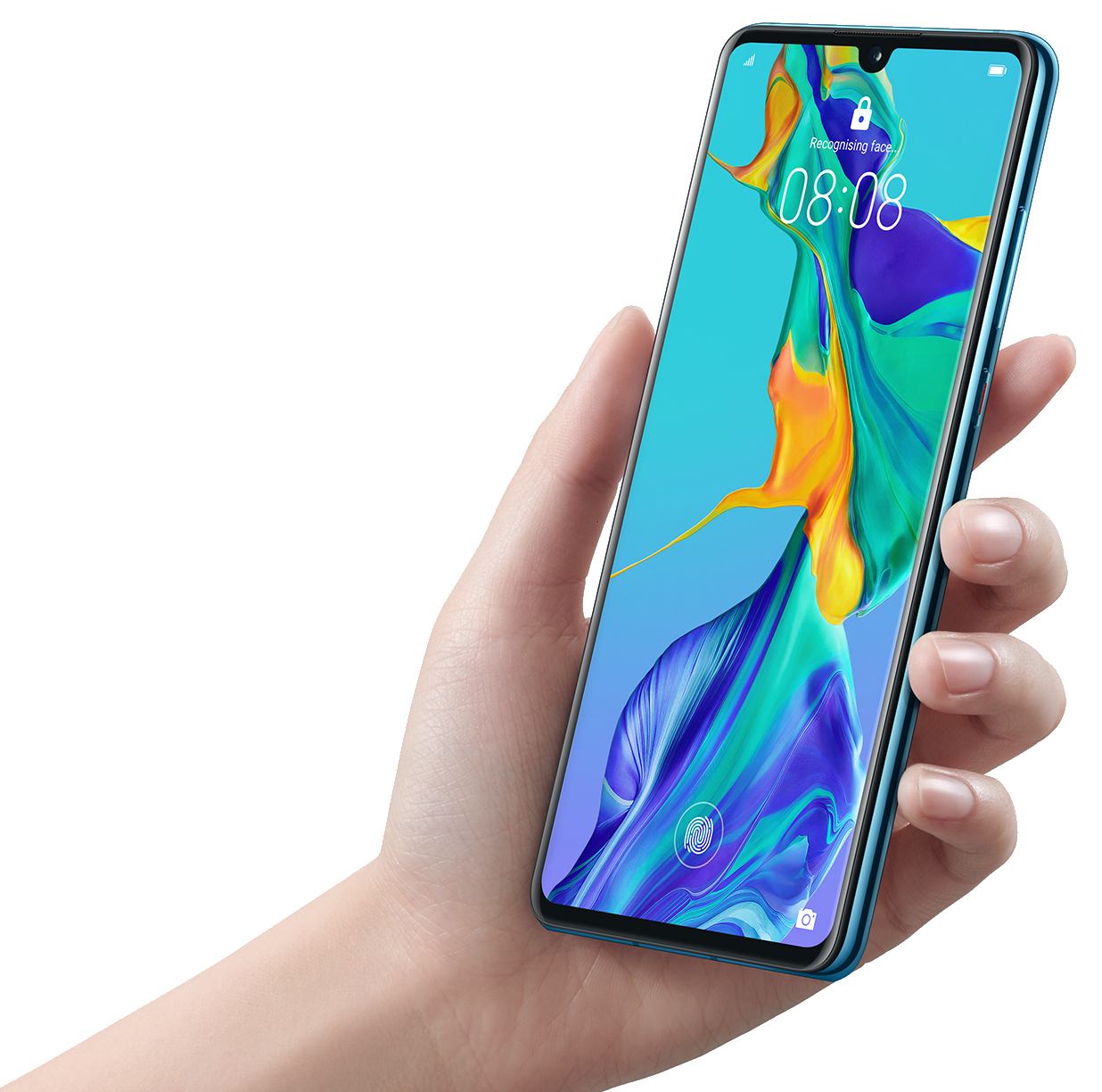 Mobilní telefon HUAWEI P30 Dual Sim Gradientní bílá bílý white