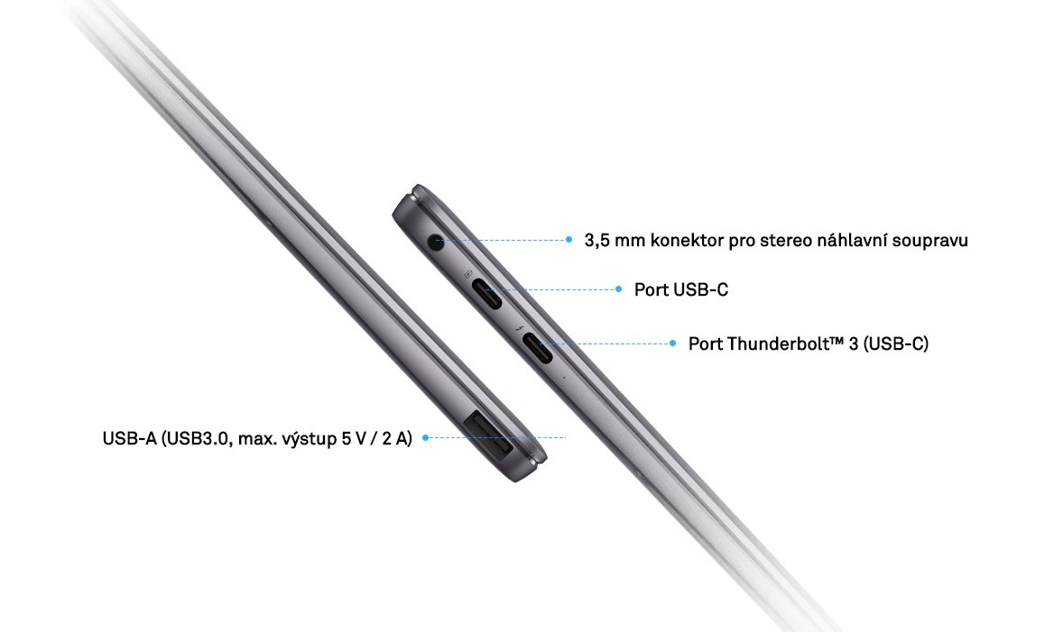 Notebook HUAWEI MateBook X Pro Mystic Silver stříbrný silver